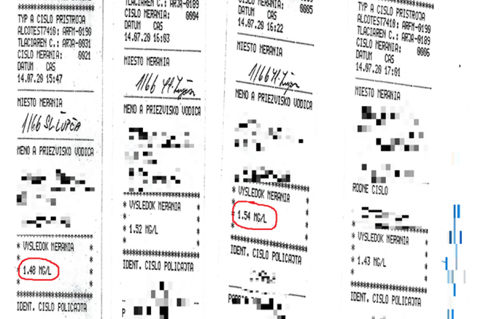 Bystričan bol riadne opitý a jazdil v zákaze šoférovať