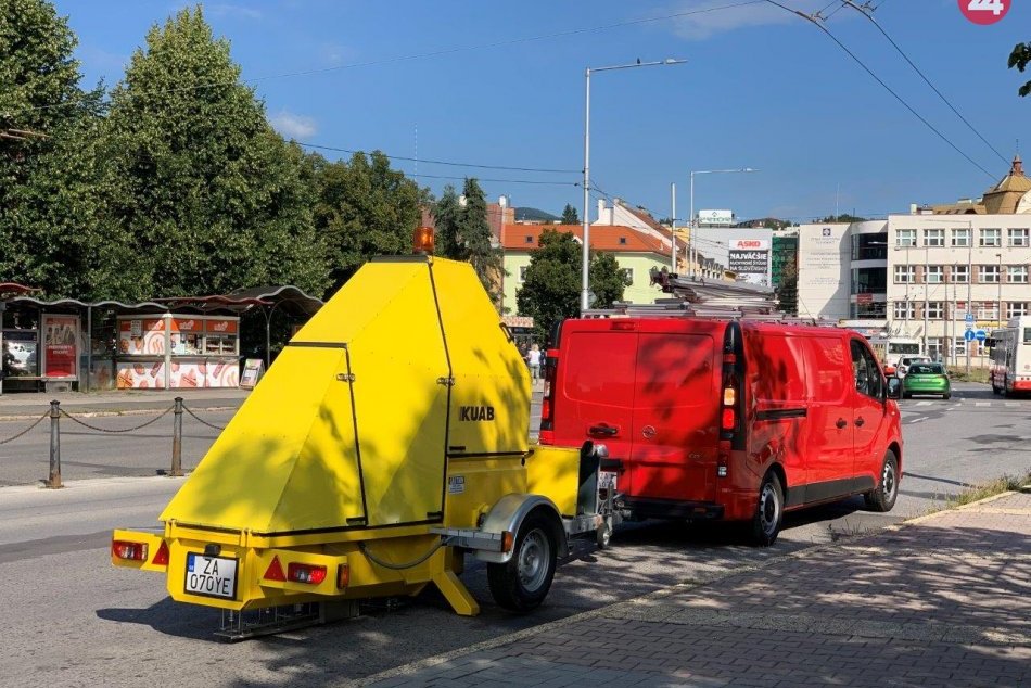 V OBRAZOCH: Diagnostika ciest v Bystrici