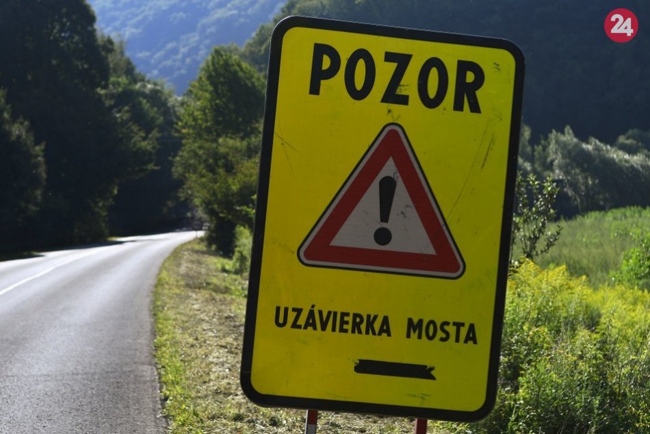 Pre havarijný stav uzavreli most medzi Kysakom a Veľkou Lodinou