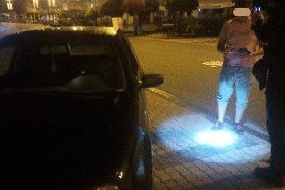 Jazda pod vplyvom alkoholu na bystrickej pešej zóne