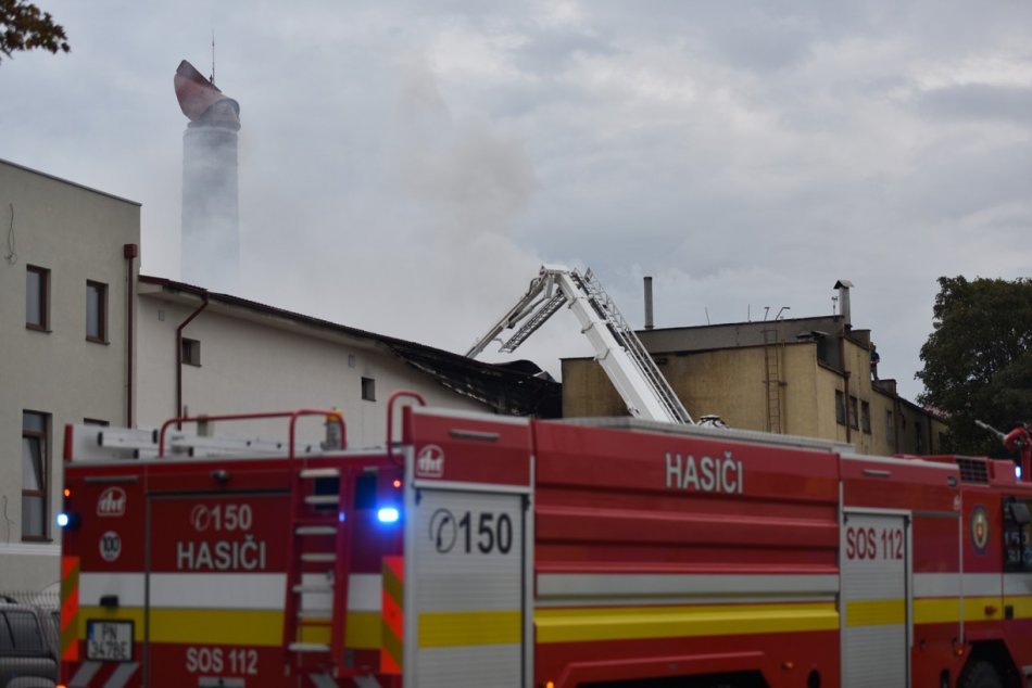 Obrazom: Požiar sladovne v Trnave