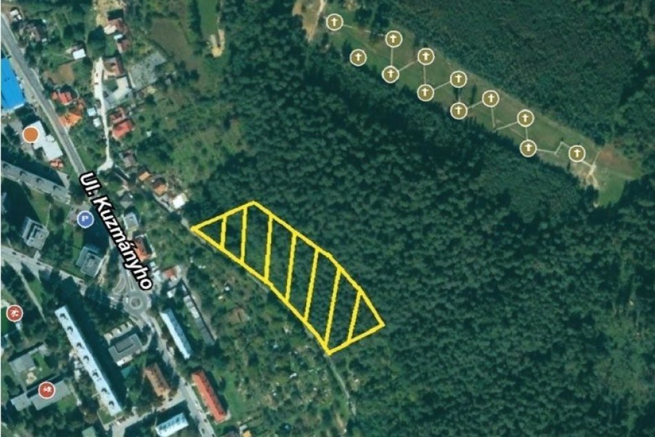 Ak to schvália, táto časť Kalvárie v Považskej Bystrici by sa zmenila