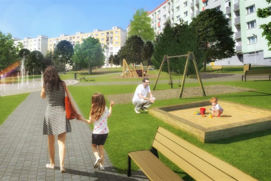 V OBRAZOCH: Vizualizácie obnovy vnútrobloku na Sitnianskej