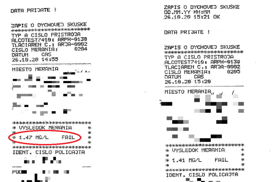 Opitý vodič jazdil s vyše 3 promile