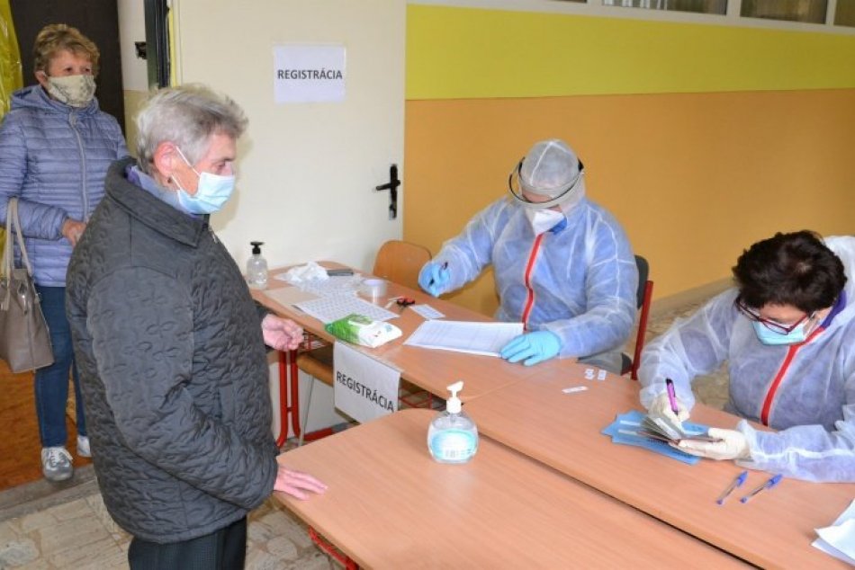 Druhé kolo testovania v Humennom