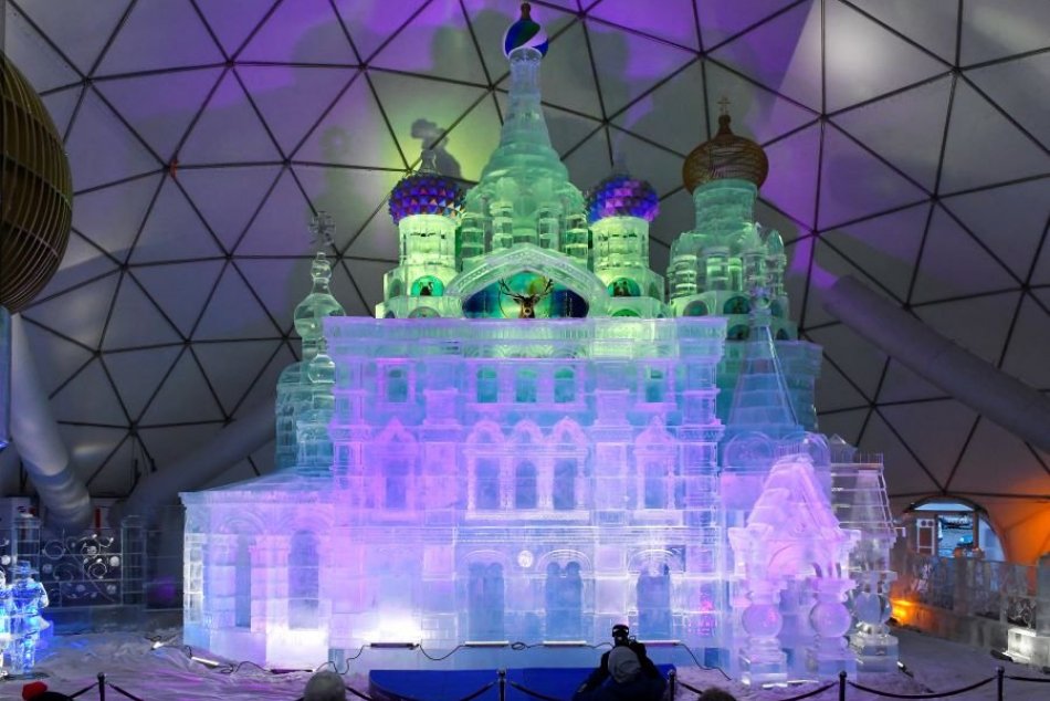 Ľadová krása na FOTKÁCH: Dóm našiel inšpiráciu v Rusku
