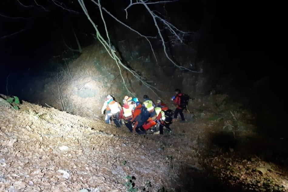 V OBRAZOCH: Záchranná akcia v Kremnických vrchoch