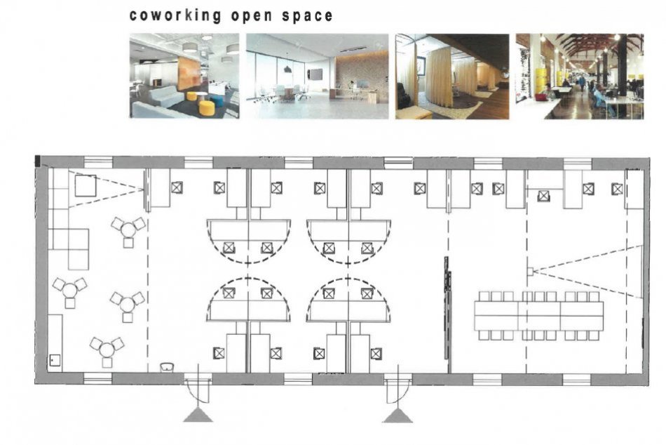 Vizualizácie kreatívneho centra v kine Palace a bývalých kasárňach