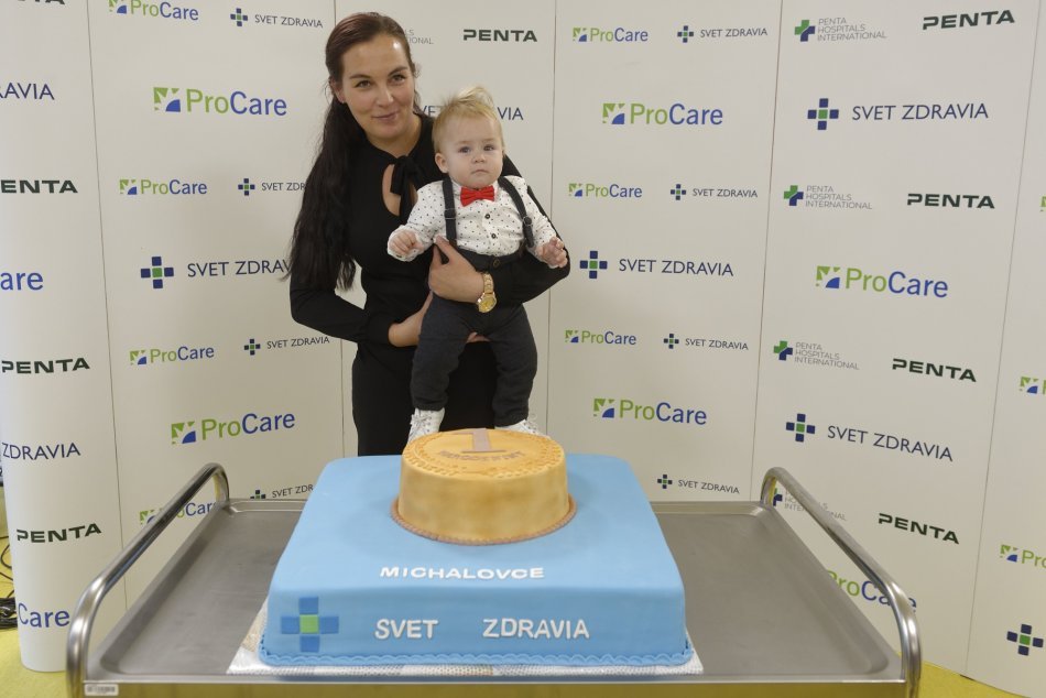Maximilián, prvé bábätko narodené v michalovskej pôrodnici, oslávil tri roky