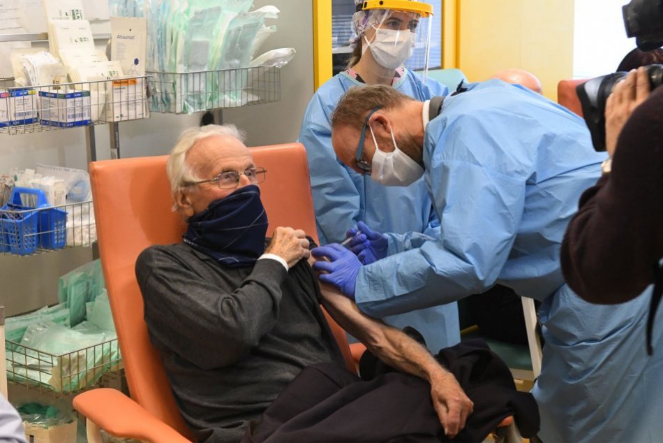 V OBRAZOCH: Očkovanie proti ochoreniu COVID-19 v Košiciach