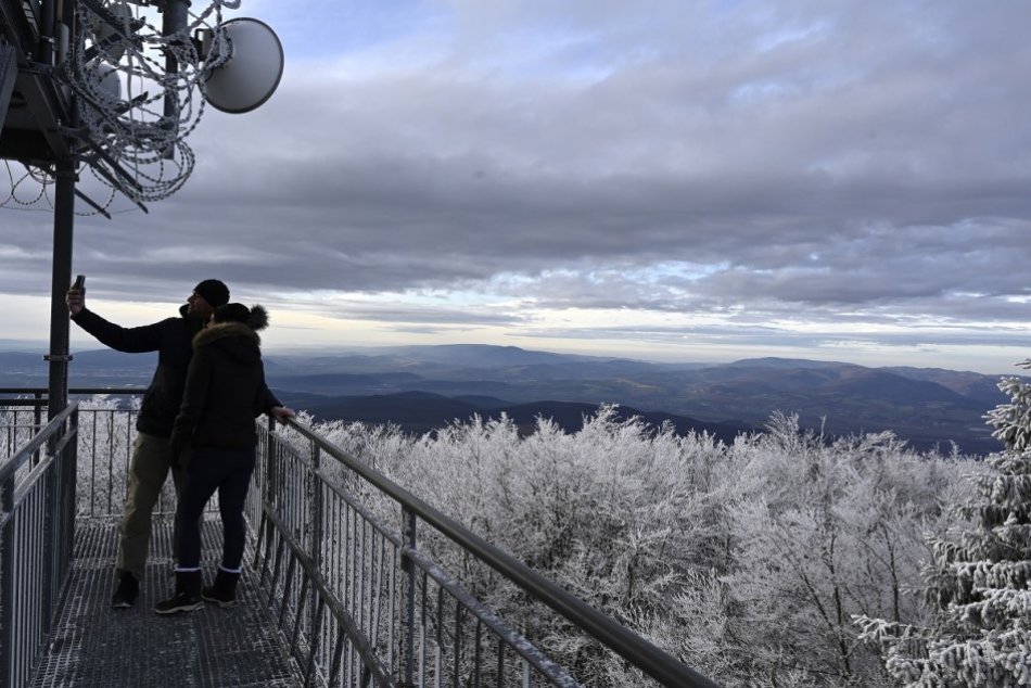 OBRAZOM: Nádherné zimné zábery z vrchu Inovec