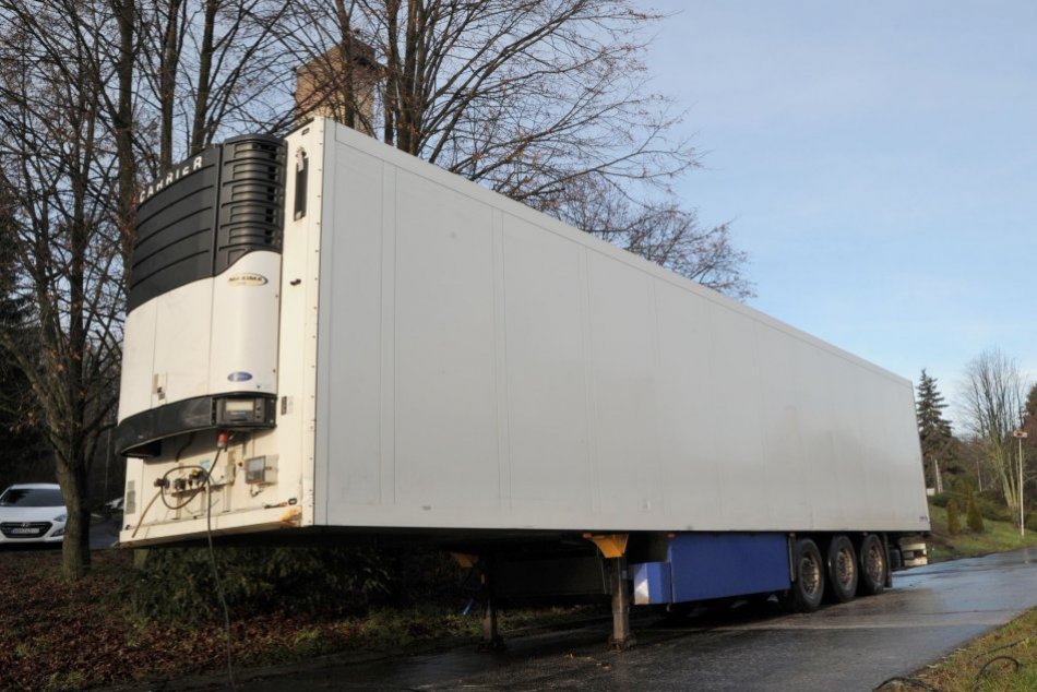 Externý chladiaci príves pri nitrianskom krematóriu