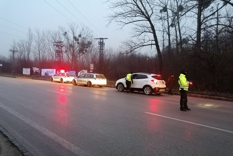 Policajné kontroly v okrese Nové Zámky