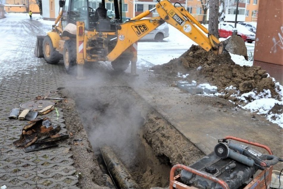 Havárie na potrubiach v Humennom