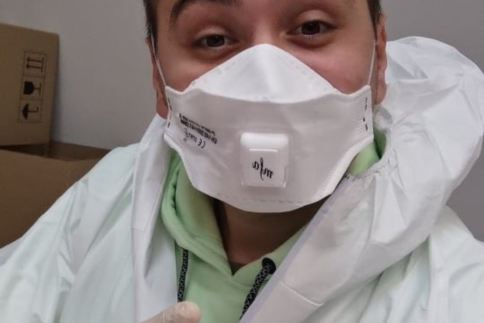 Patrik Arpáš pri plošnom testovaní v Nitre