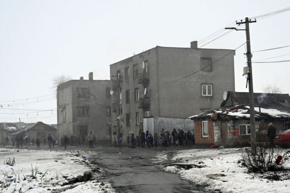 Rómska osada v Sačurove