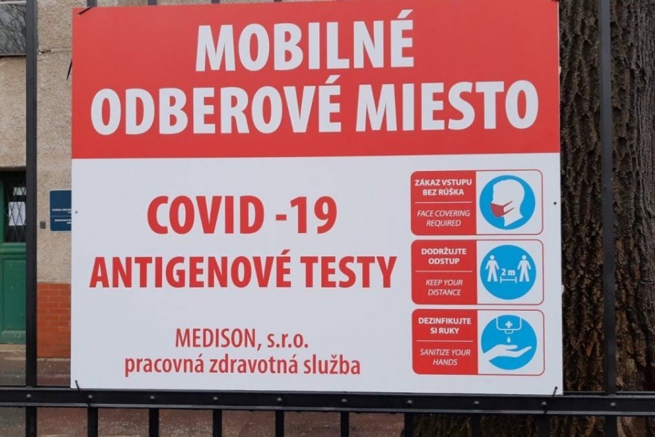 Mobilné odberové miesto na veterine