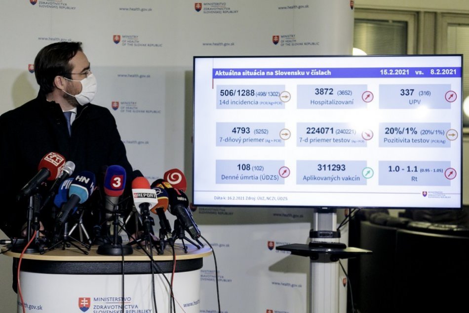 V OBRAZOCH: Tlačová konferencia po skončení zasadnutia pandemickej komisie