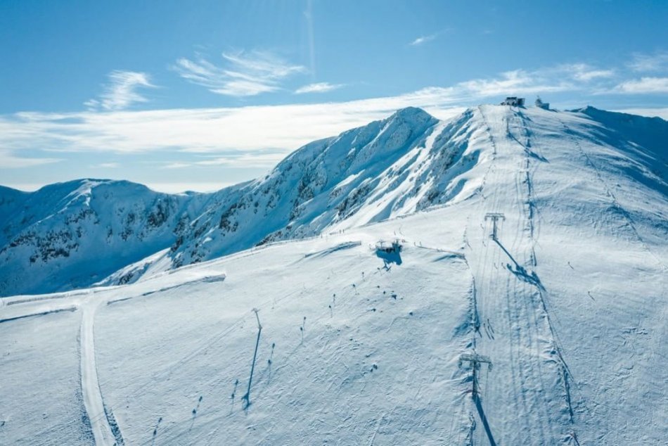Zjazdovka v Jasnej pred Svetovým pohárom v lyžovaní