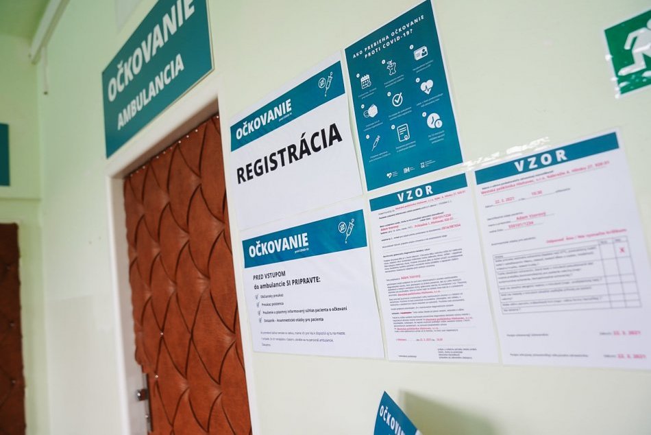 Očkovacia ambulancia v Hlohovci