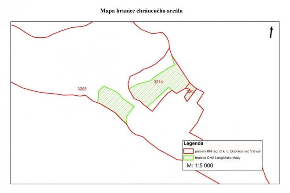 MAPA: Súkromný chránený areál Langáčske skaly