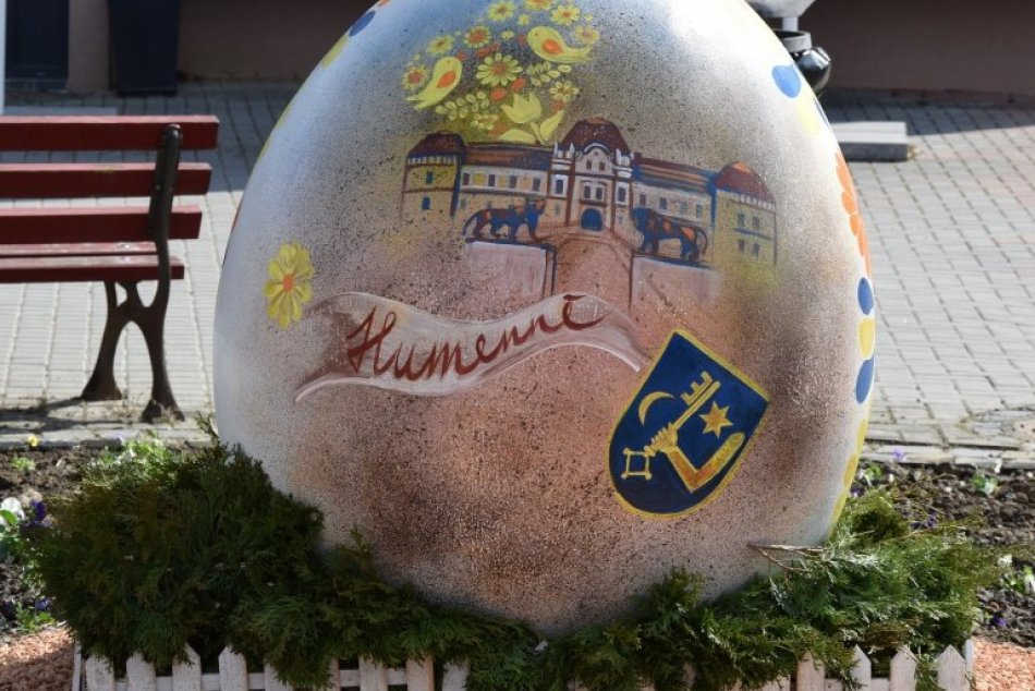 Veľkonočná výzdoba v Humennom