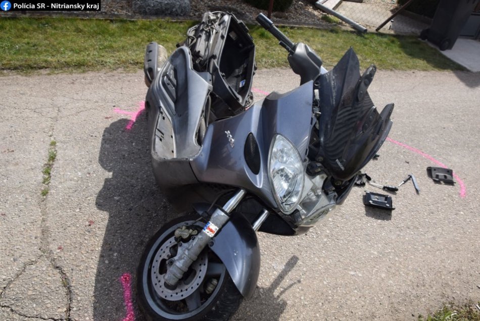 Nehoda motorkára v Tvrdošovciach