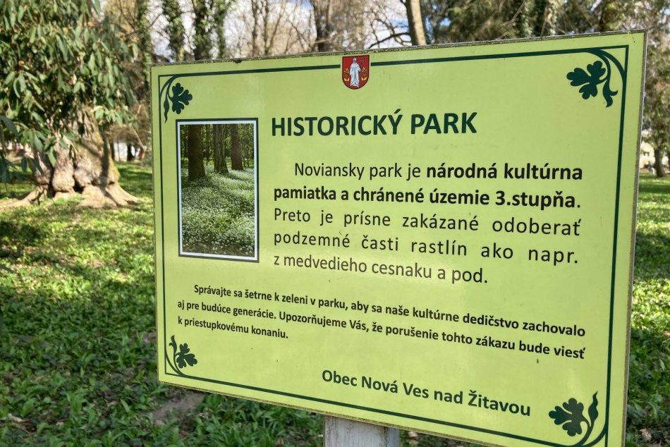 V OBRAZOCH: Park v Novej Vsi nad Žitavou