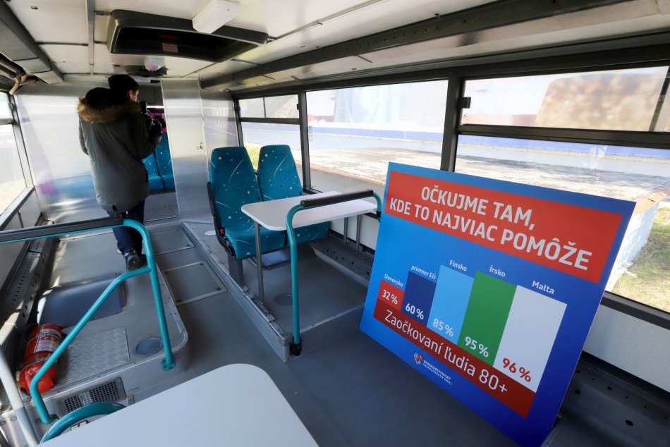 V OBRAZOCH: V Banskobystrickom kraji pomôže očkovací autobus