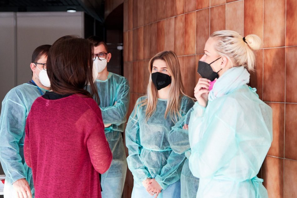 V OBRAZOCH: Očkovacie centrum v Žiari nad Hronom