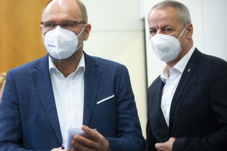 Tlačovka primátora Ján Nosko a ministra hospodárstva SR Richarda Sulíka