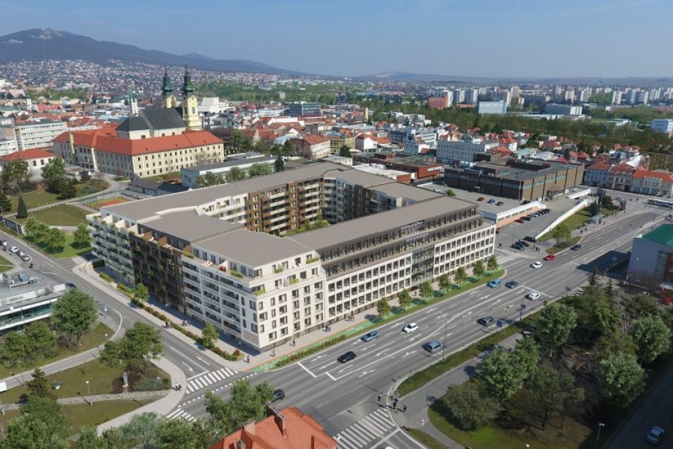 Polyfunkčný komplex Tabáň v centre Nitry