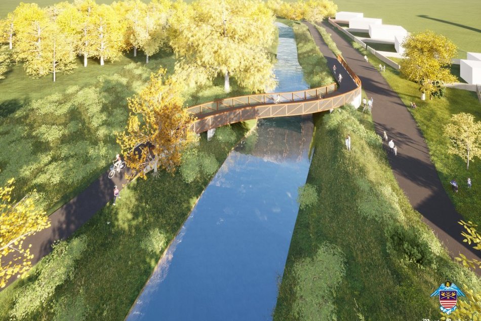 Obrazom: V Bardejove bude radosť jazdiť na bicykli, vznikne takáto lávka