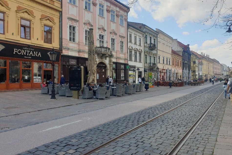 Letné terasy v Košiciach