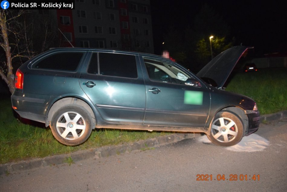 V OBRAZOCH: Opitý Rožňavčan zanechal za sebou spúšť