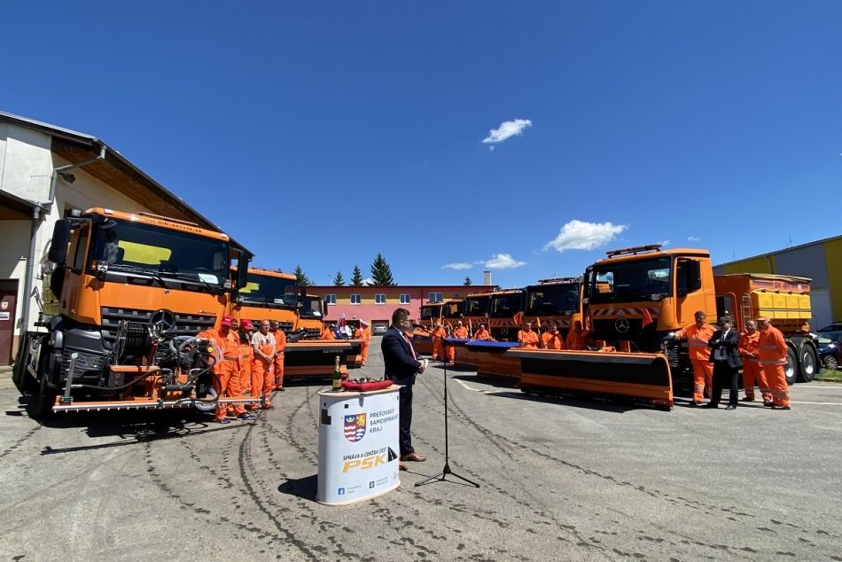 Objektívom: Toto sú nové mašiny cestárov v Prešovskom kraji