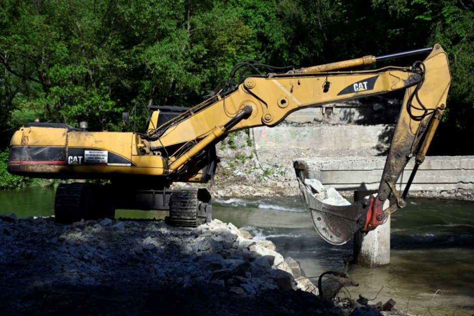 Výstavba nového mosta medzi Kysakom a Veľkou Lodinou