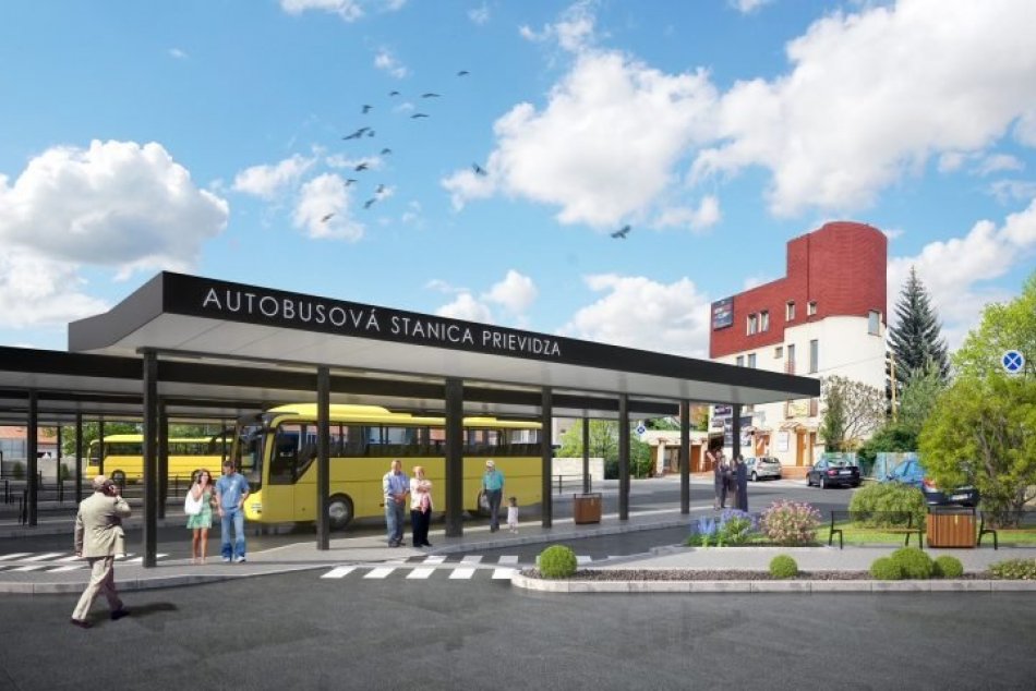 VIZUALIZÁCIE, ako má vyzerať časť autobusovej stanice v Prievidzi