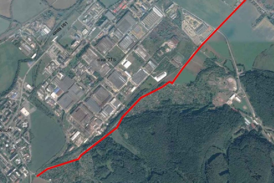 FOTO: Dubnica postaví trojkilometrovú cyklotrasu do mestskej časti Prejta