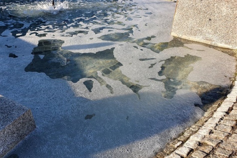 Znečistený Potok času v Humennom