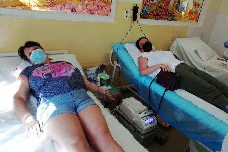 OBRAZOM: Darovanie krvi v nemocnici v Zlatých Moravciach