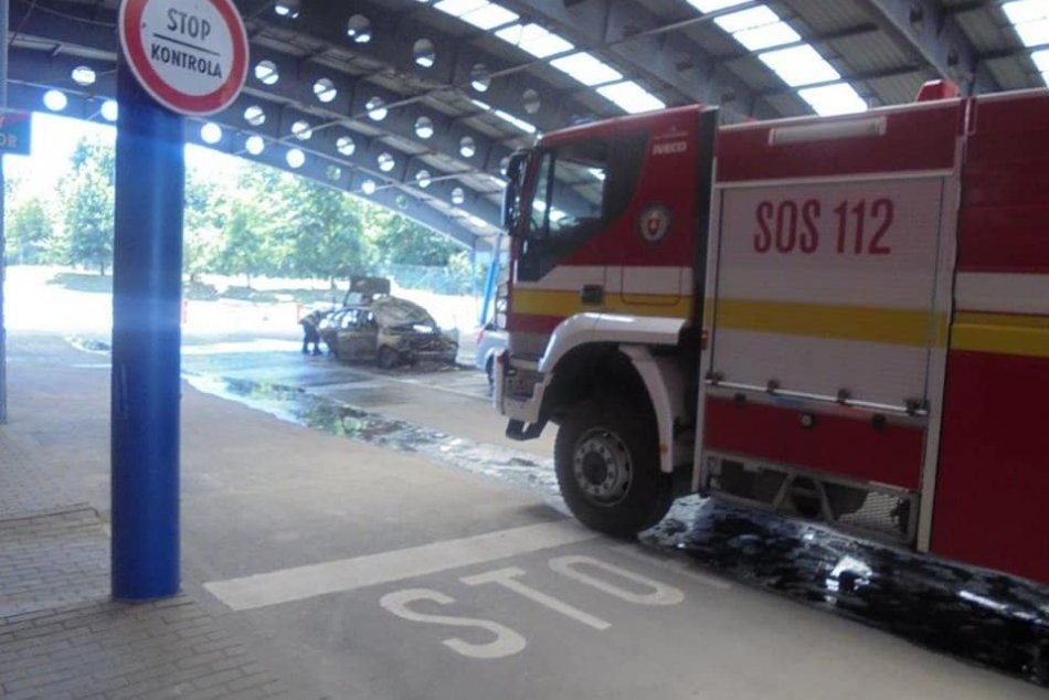 Požiar na hraničnom priechode Vyšné Nemecké