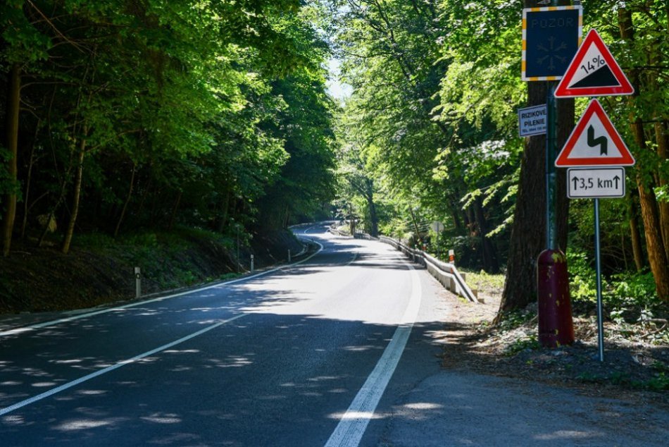 FOTO: Cestu na Machnáč zrekonštruovali za viac ako 4,6 milióna eur