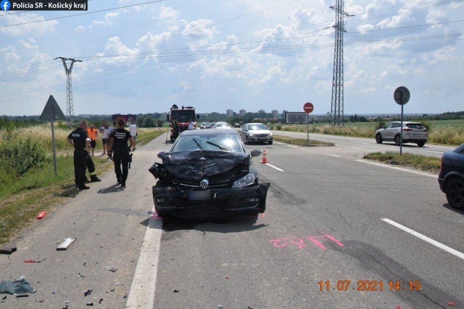 Nehoda smerom od Michaloviec na Bielu horu