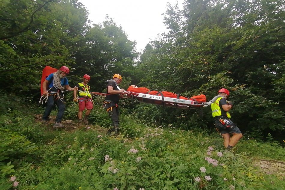 Zásah bleskom pod Veľkým Rozsutcom