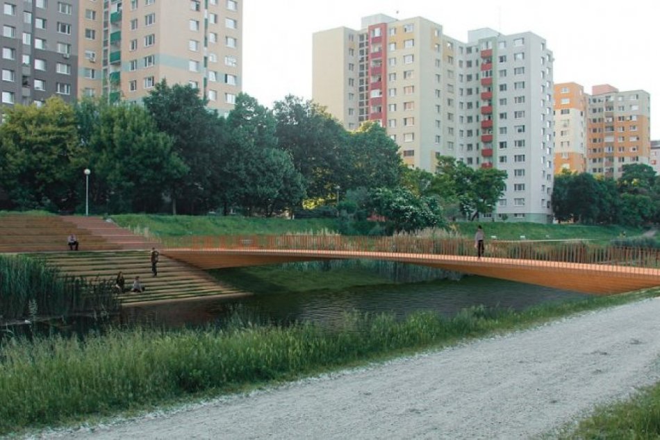 Lávky na Chorvátskom ramene v Petržalke