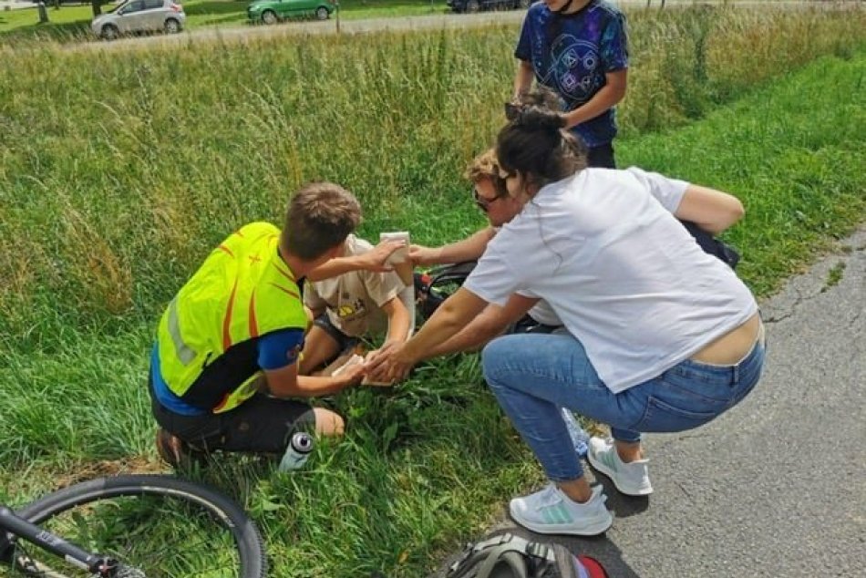 Úraz mladého cyklistu na Donovaloch