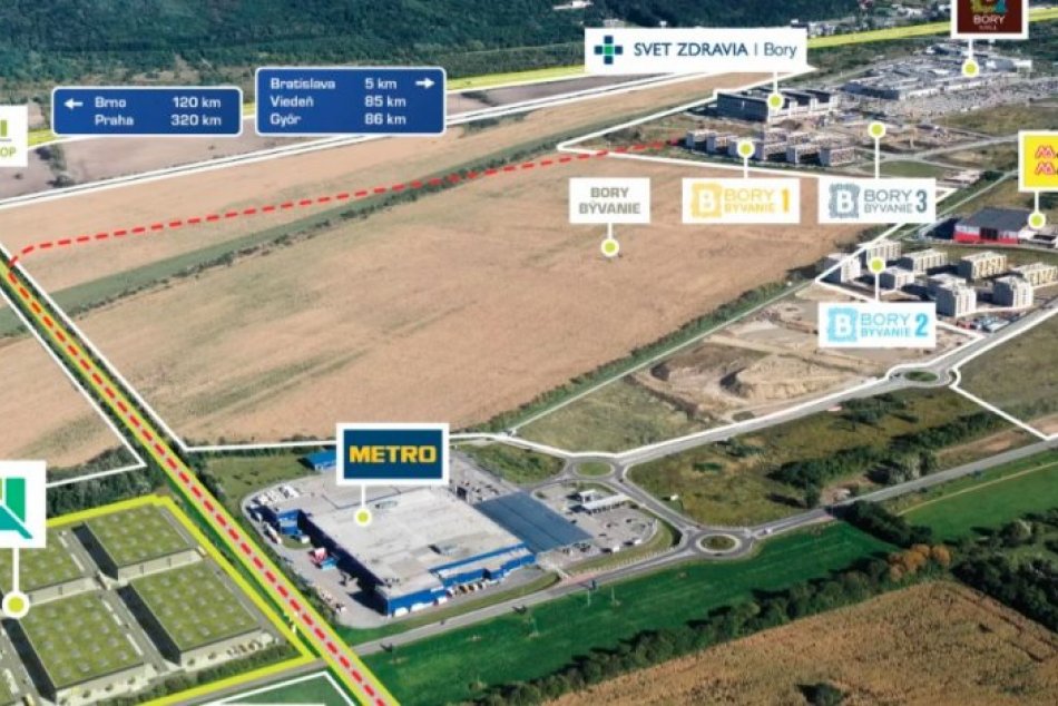 Stavebné projekty v Boroch