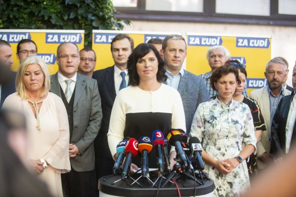 Predsedníčka strany Za ľudí Veronika Remišová