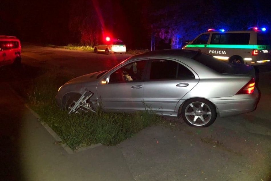 Nehoda opitého vodiča v Michalovciach